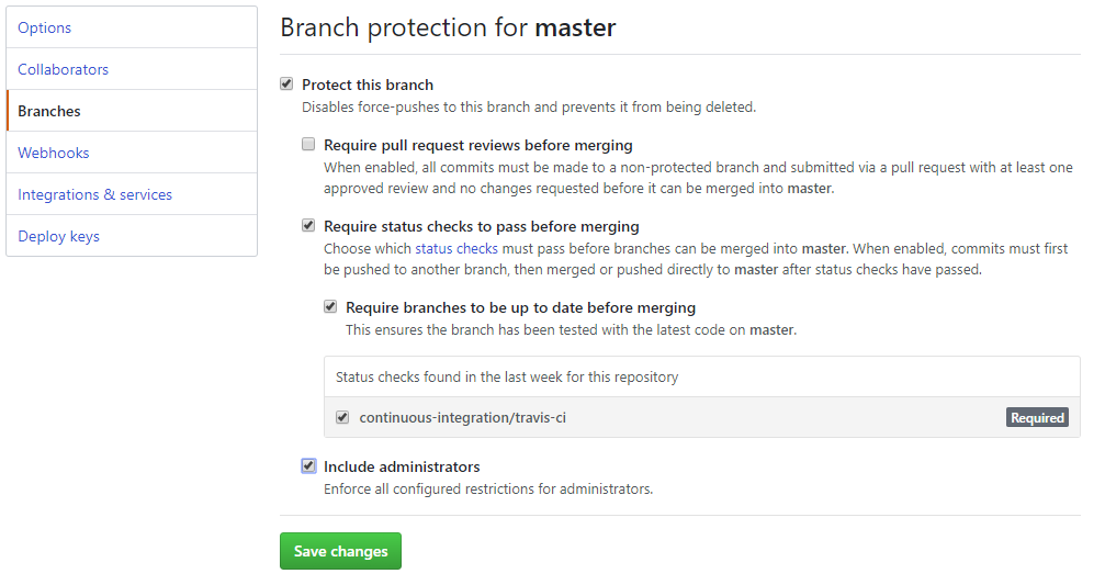 GitHub Branch Protection