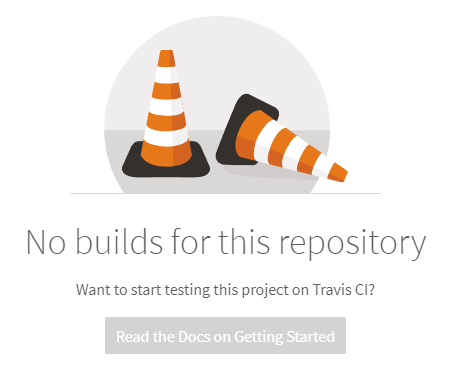 Travis CI without builds